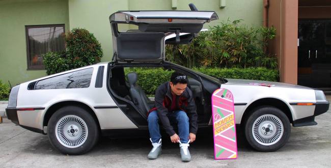 Since the Nike Mags haven't been officially released (yet), Velcro straps will have to do.