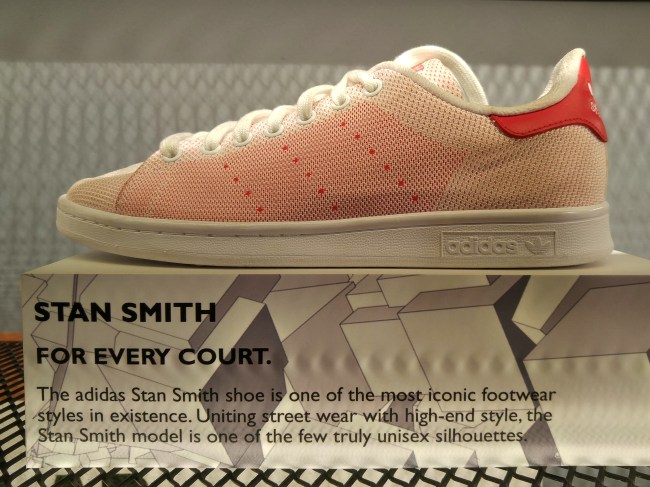 Among the iconic shoes you'll find at Capital are Adidas Stan Smiths.