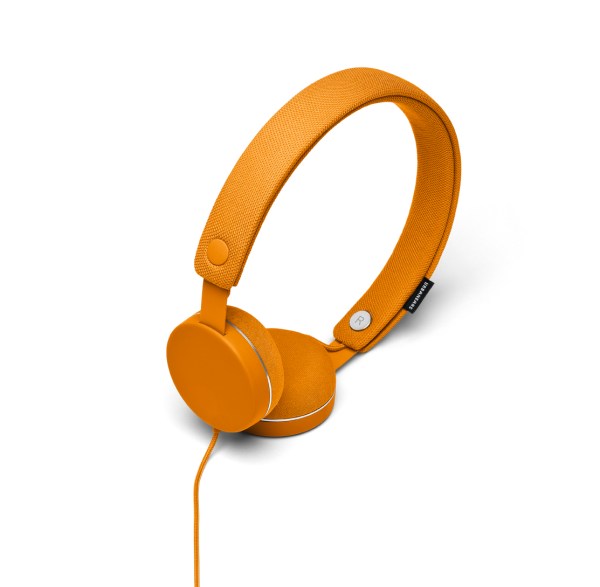 A tad darker than past color Pumpkin, Bonfire Orange gives character to a pair of Humlans.